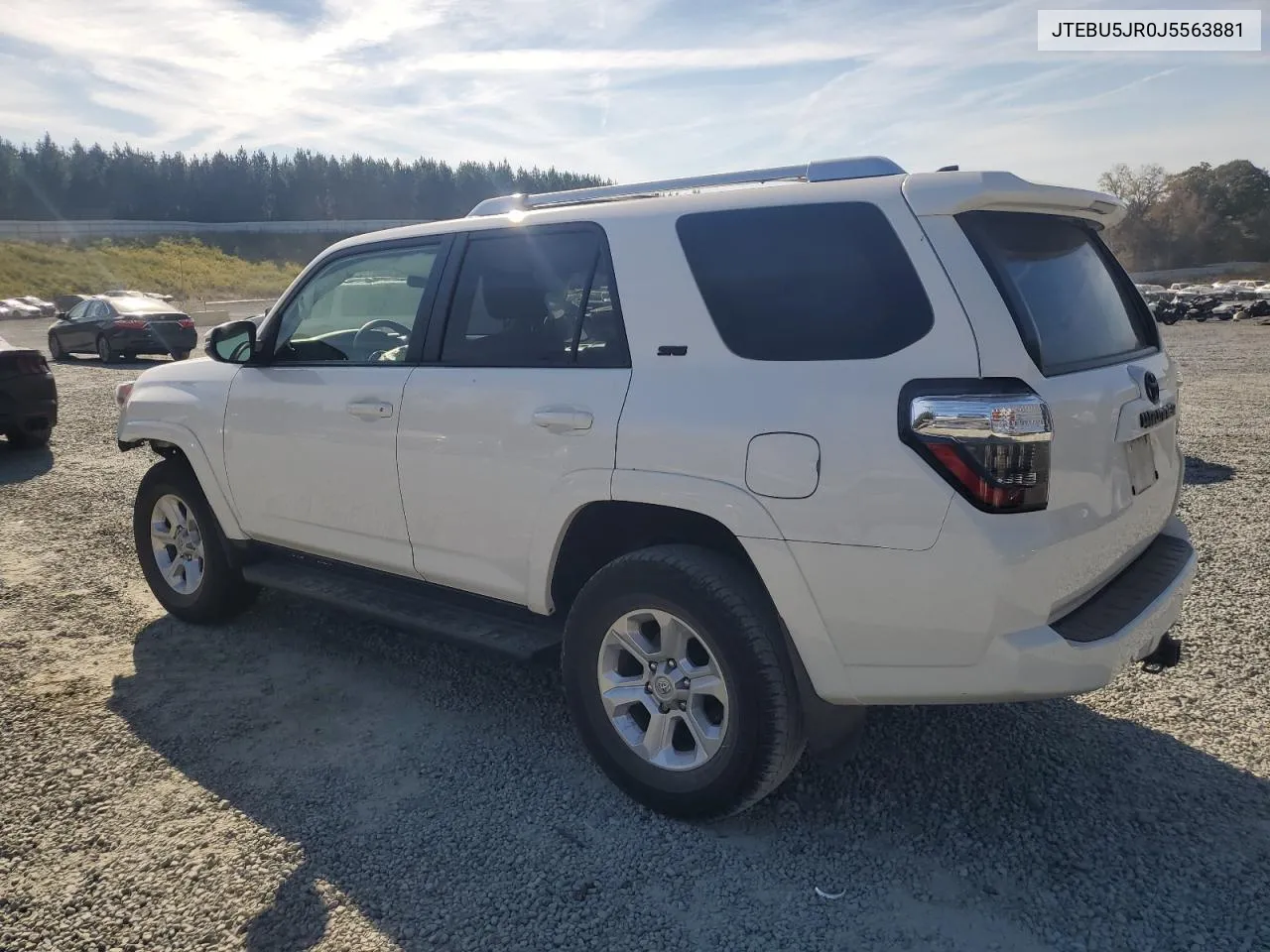 2018 Toyota 4Runner Sr5/Sr5 Premium VIN: JTEBU5JR0J5563881 Lot: 77858954