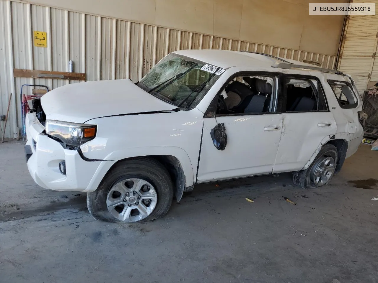 2018 Toyota 4Runner Sr5/Sr5 Premium VIN: JTEBU5JR8J5559318 Lot: 78080114