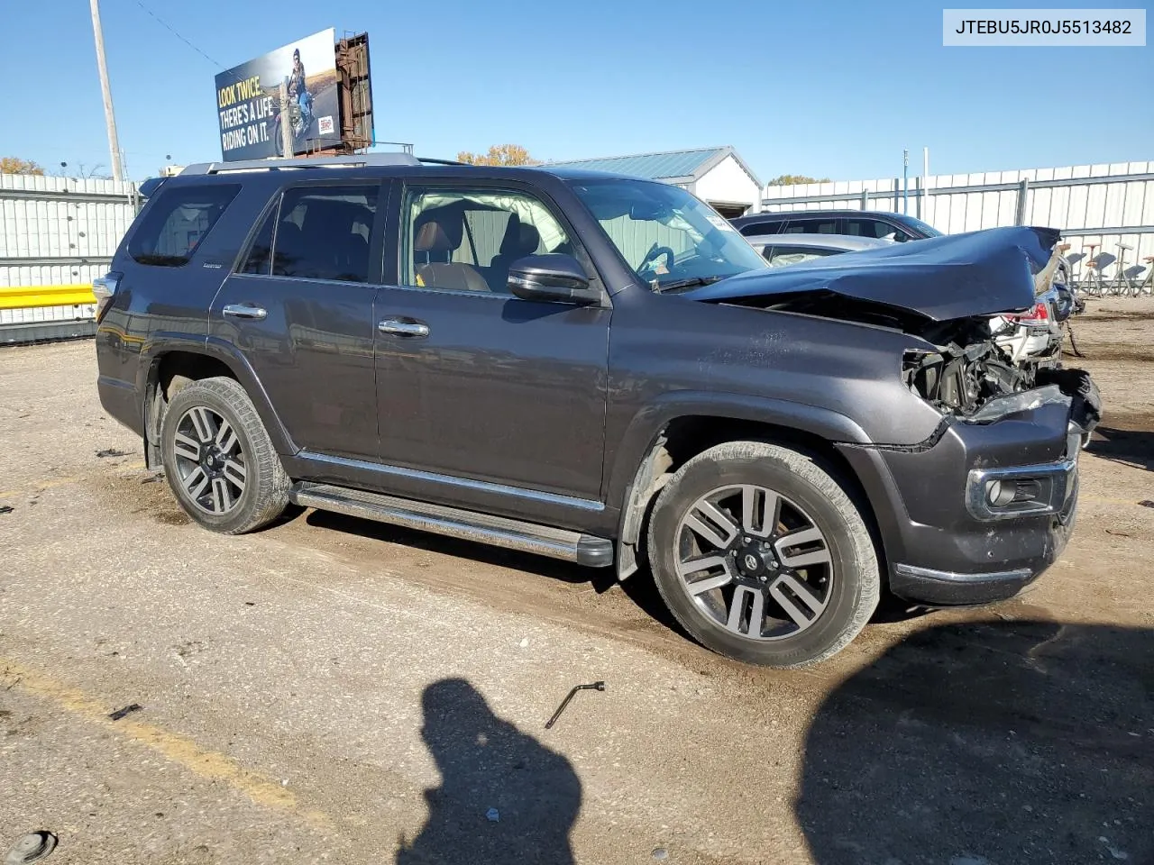 2018 Toyota 4Runner Sr5/Sr5 Premium VIN: JTEBU5JR0J5513482 Lot: 78533454