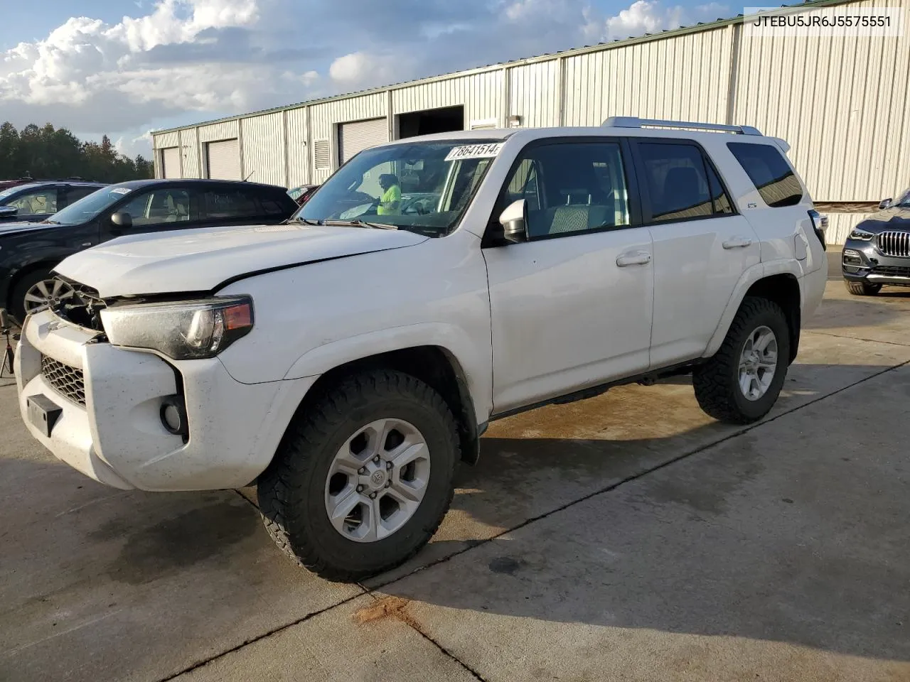 2018 Toyota 4Runner Sr5/Sr5 Premium VIN: JTEBU5JR6J5575551 Lot: 78641514