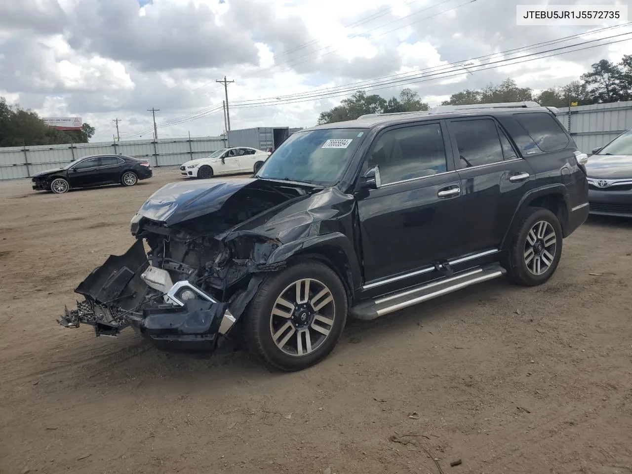 2018 Toyota 4Runner Sr5/Sr5 Premium VIN: JTEBU5JR1J5572735 Lot: 78665894