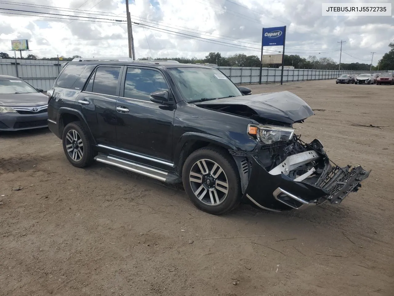 2018 Toyota 4Runner Sr5/Sr5 Premium VIN: JTEBU5JR1J5572735 Lot: 78665894