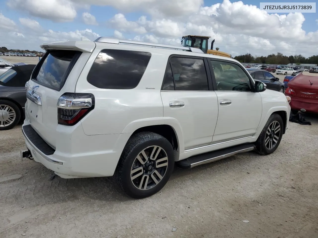 2018 Toyota 4Runner Sr5 VIN: JTEZU5JR3J5173839 Lot: 78722054