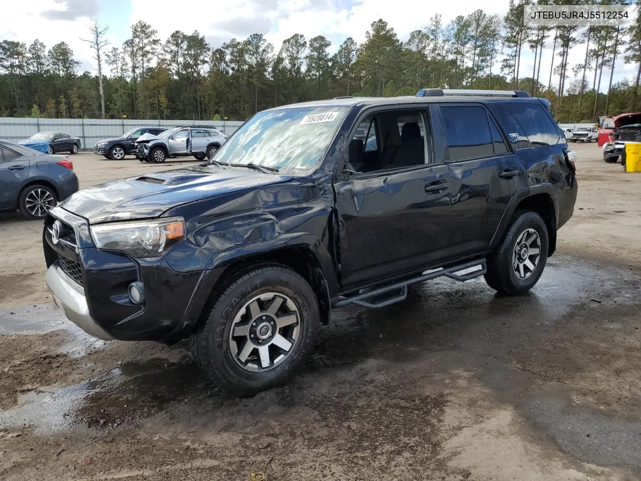 2018 Toyota 4Runner Sr5/Sr5 Premium VIN: JTEBU5JR4J5512254 Lot: 78928814