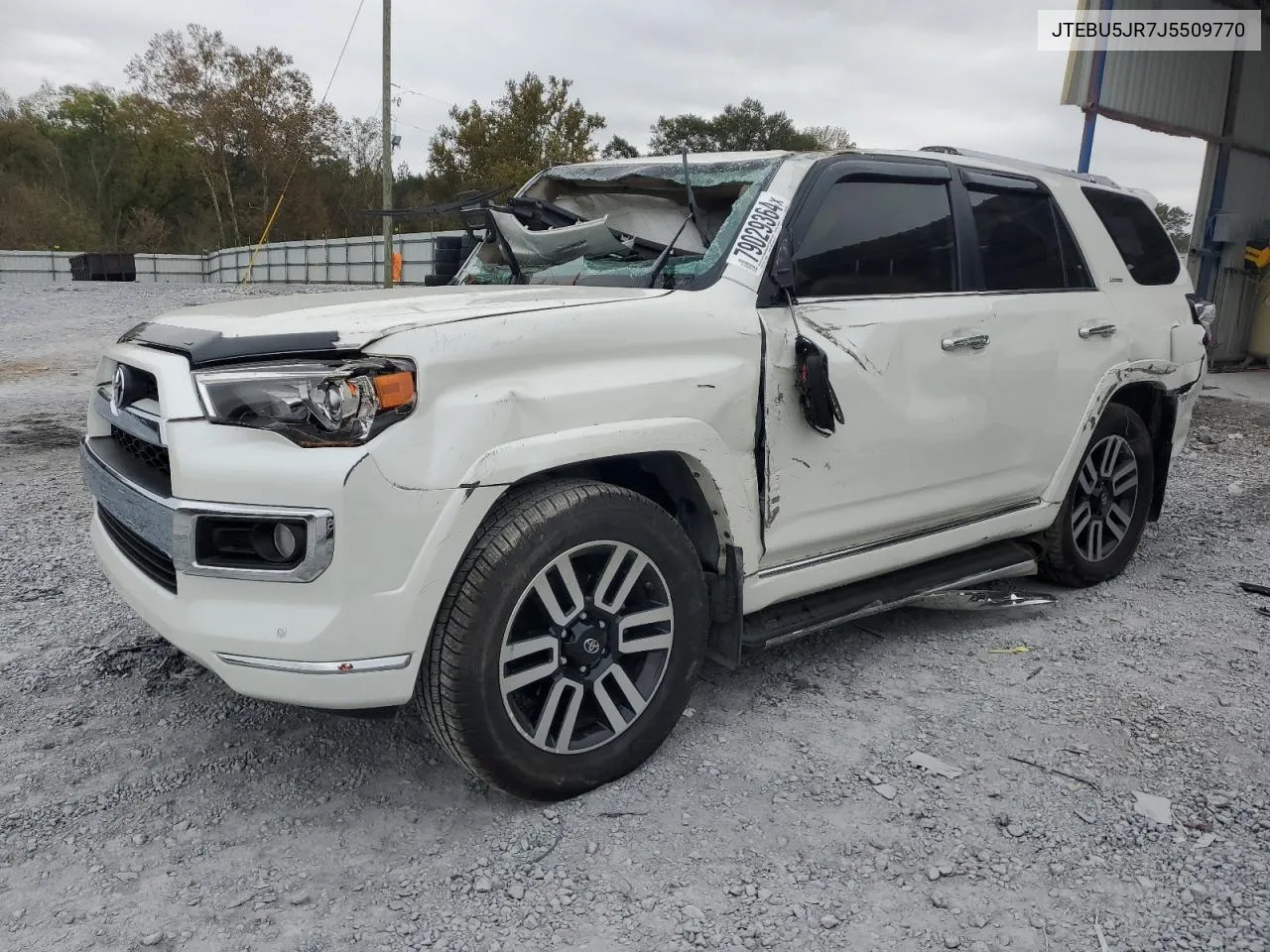 2018 Toyota 4Runner Sr5/Sr5 Premium VIN: JTEBU5JR7J5509770 Lot: 79029364