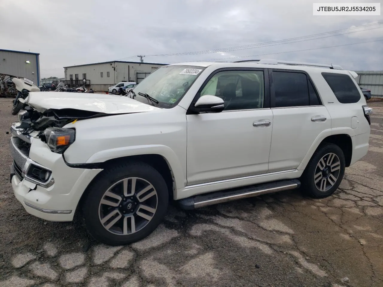 2018 Toyota 4Runner Sr5/Sr5 Premium VIN: JTEBU5JR2J5534205 Lot: 79502234