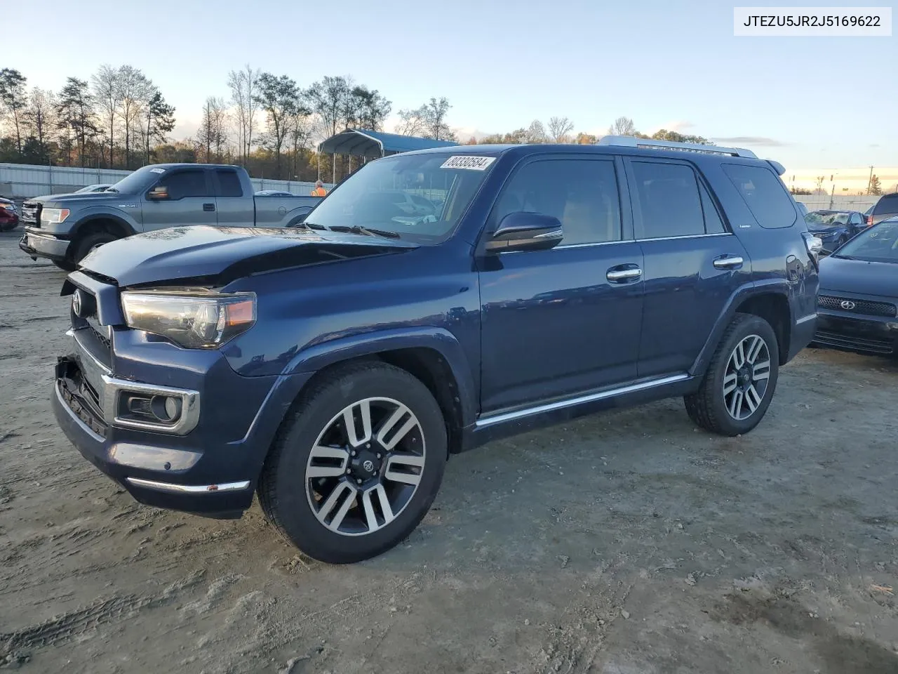 2018 Toyota 4Runner Sr5 VIN: JTEZU5JR2J5169622 Lot: 80330584