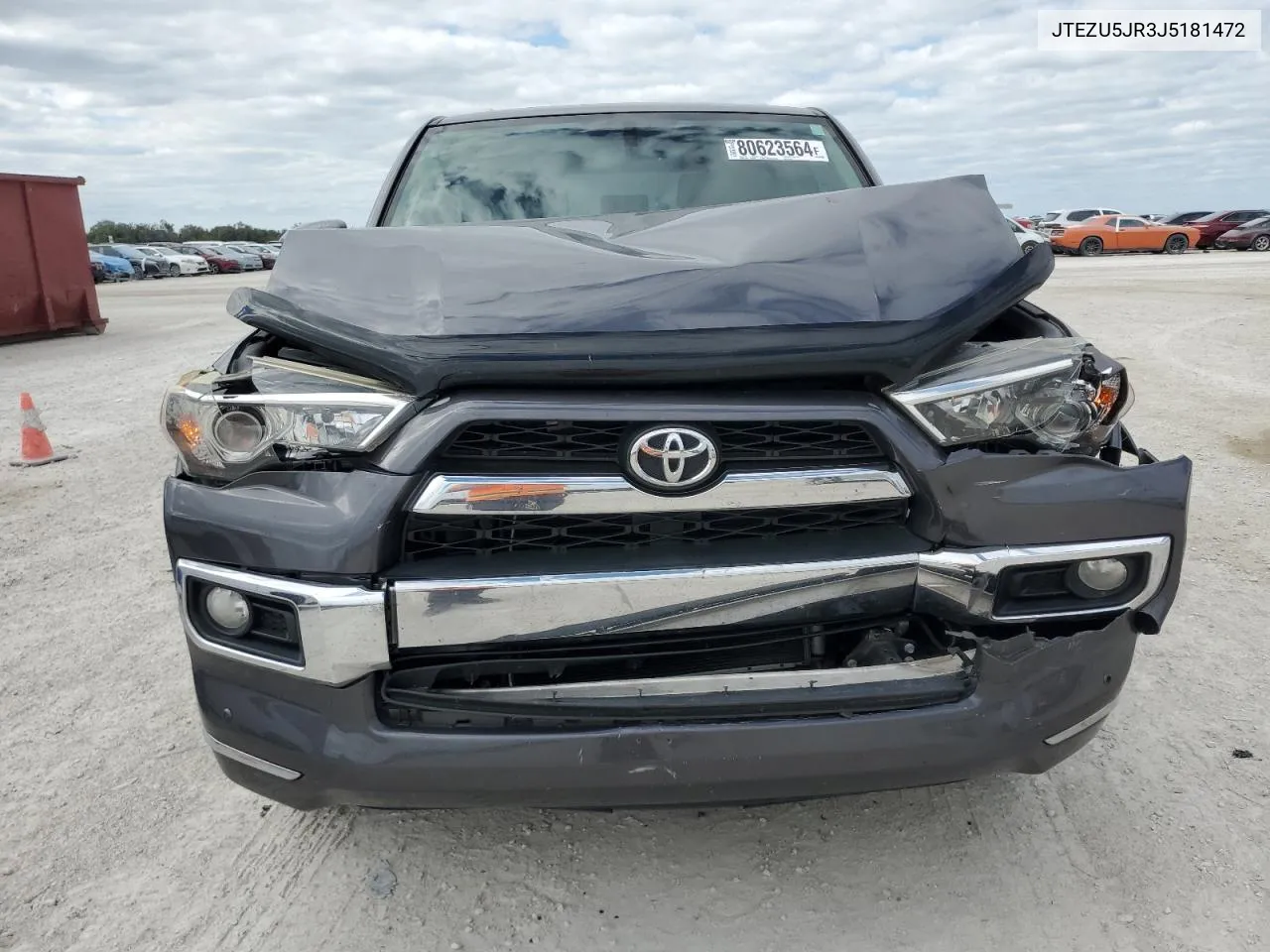 2018 Toyota 4Runner Sr5 VIN: JTEZU5JR3J5181472 Lot: 80623564