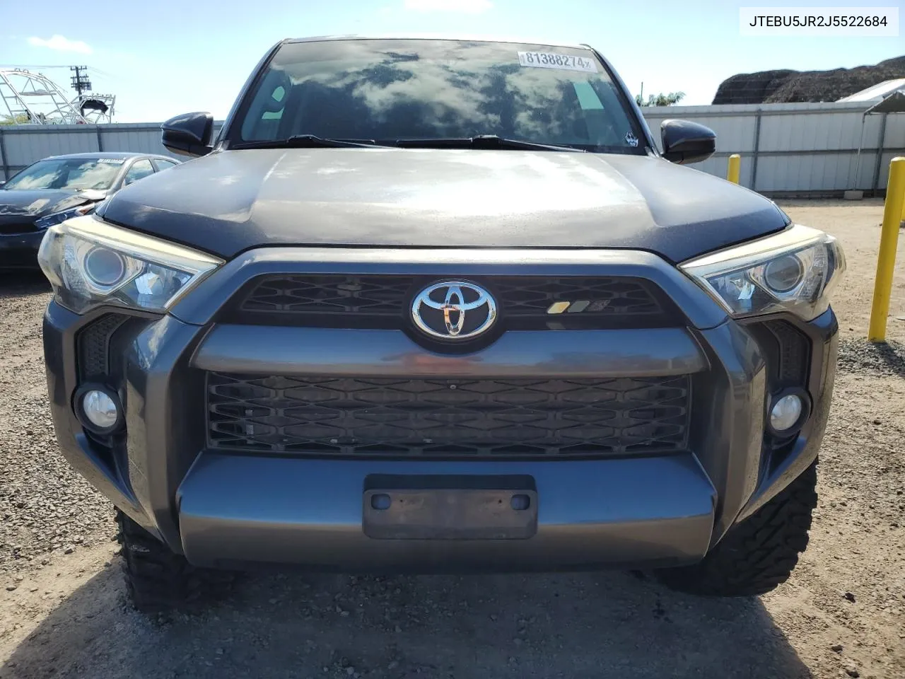 2018 Toyota 4Runner Sr5/Sr5 Premium VIN: JTEBU5JR2J5522684 Lot: 81388274