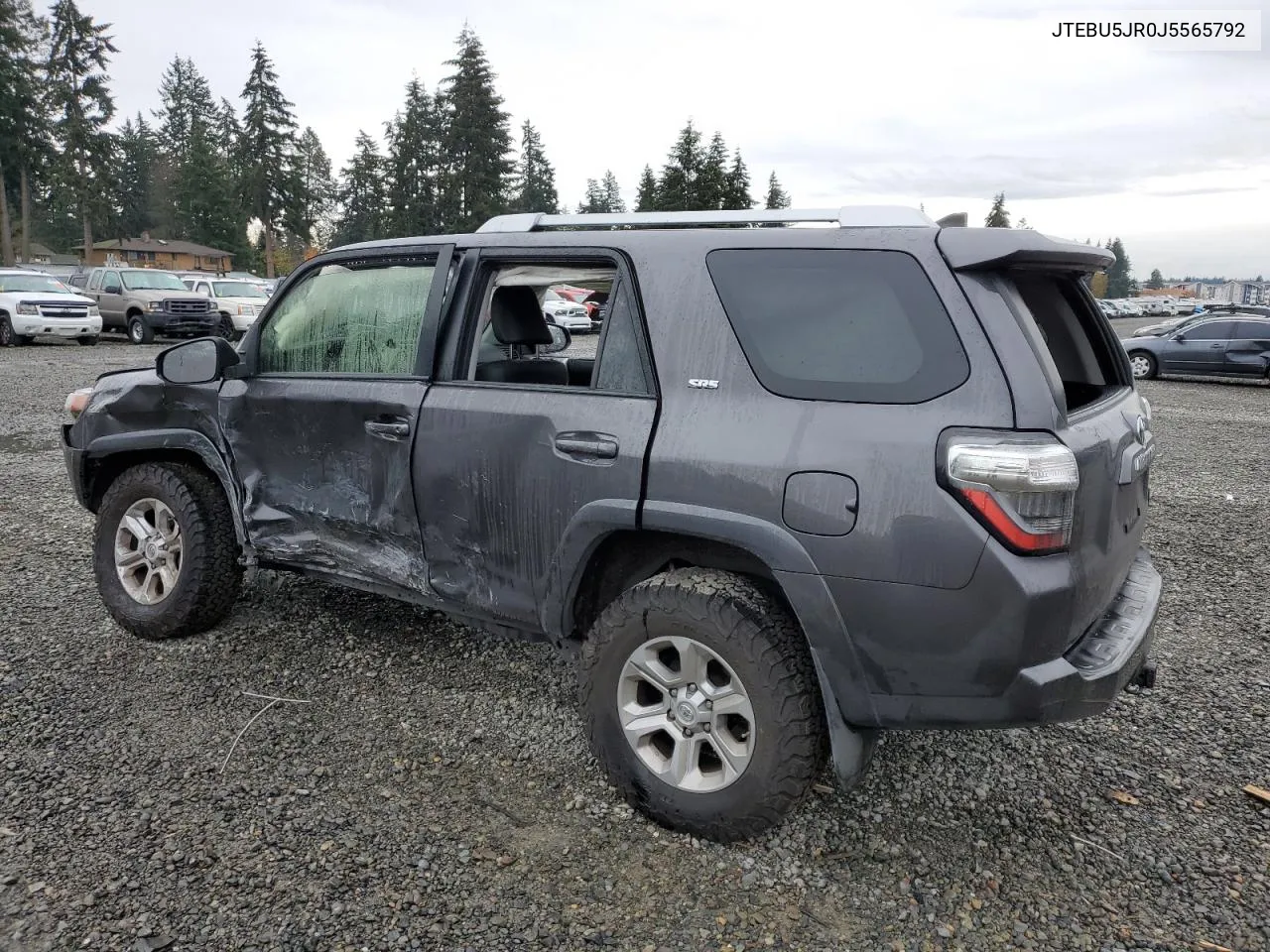 2018 Toyota 4Runner Sr5/Sr5 Premium VIN: JTEBU5JR0J5565792 Lot: 81552904