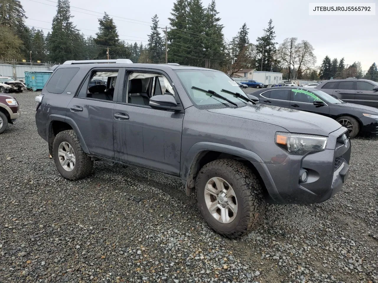 2018 Toyota 4Runner Sr5/Sr5 Premium VIN: JTEBU5JR0J5565792 Lot: 81552904