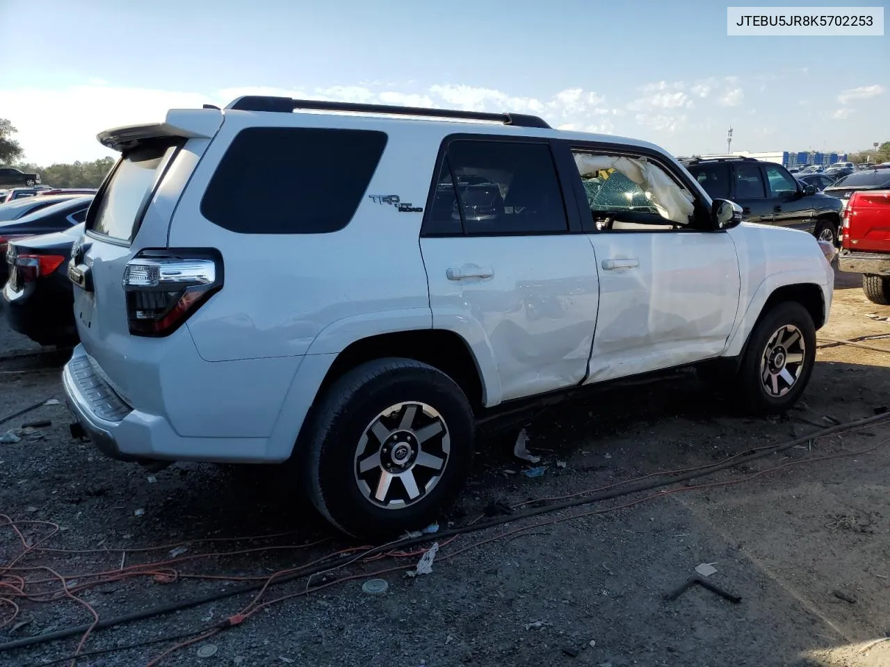 2019 Toyota 4Runner Sr5 VIN: JTEBU5JR8K5702253 Lot: 43769124