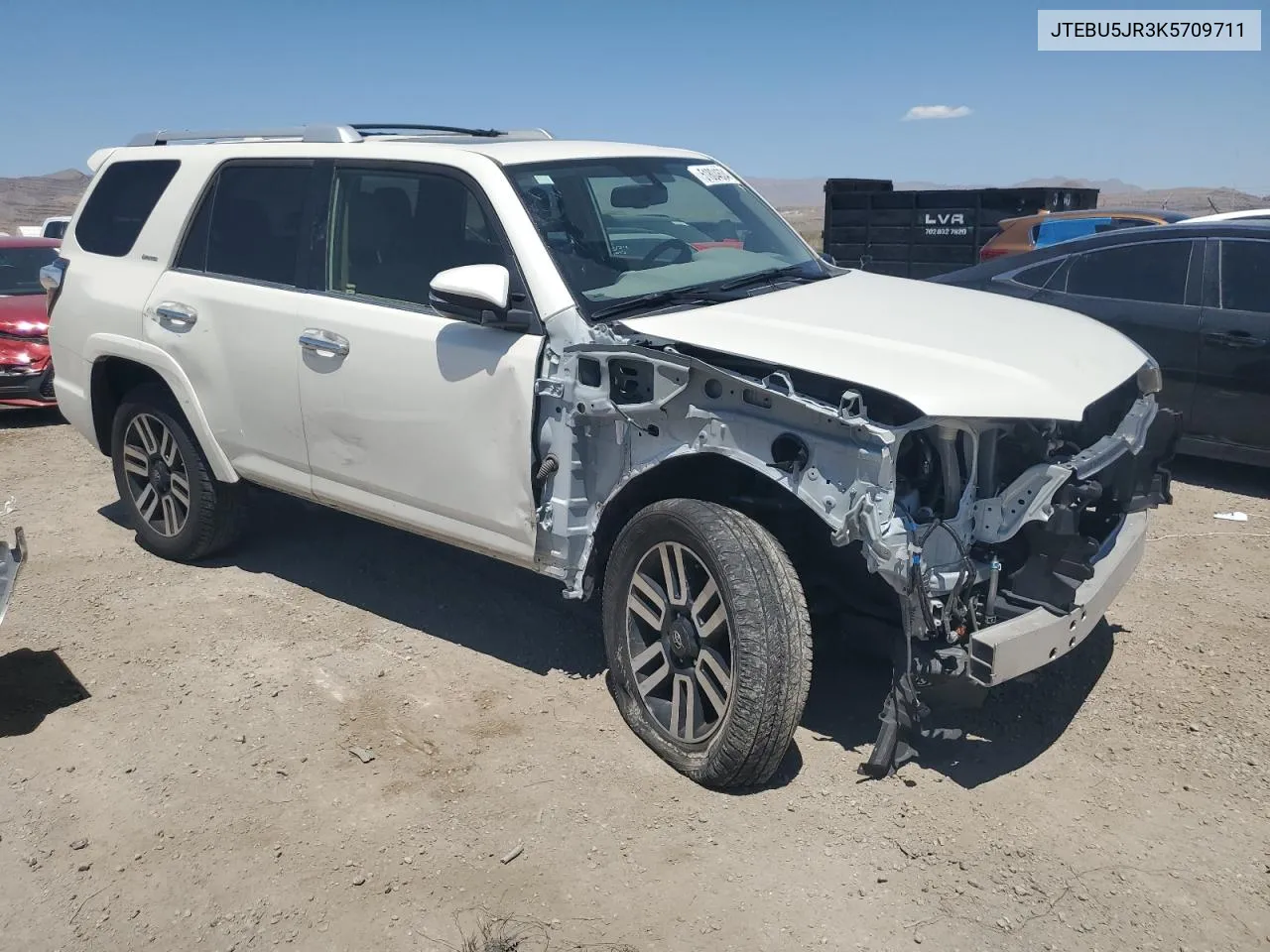 2019 Toyota 4Runner Sr5 VIN: JTEBU5JR3K5709711 Lot: 51804634