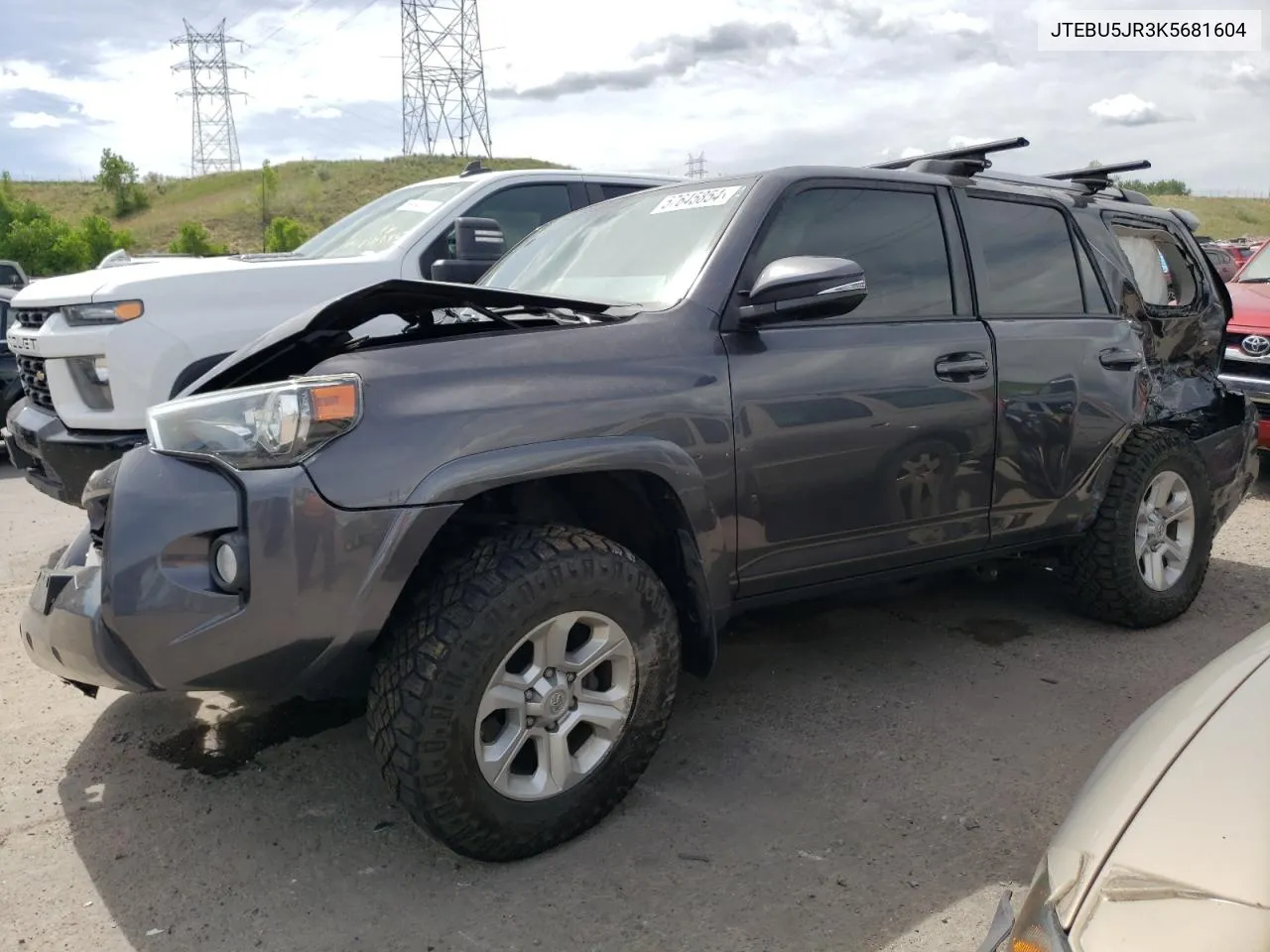 JTEBU5JR3K5681604 2019 Toyota 4Runner Sr5