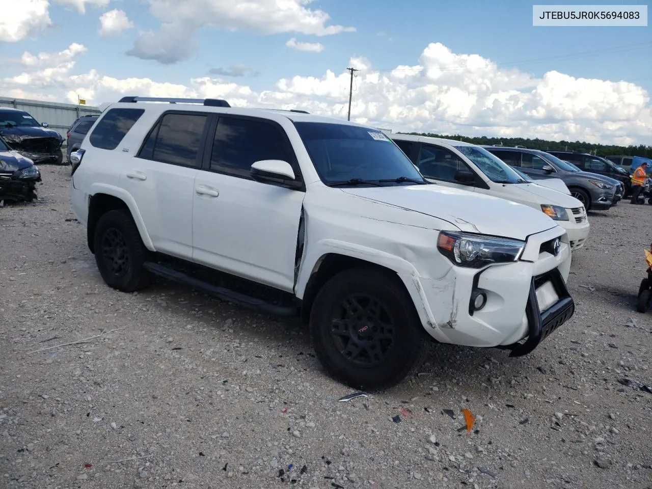 2019 Toyota 4Runner Sr5 VIN: JTEBU5JR0K5694083 Lot: 57913854