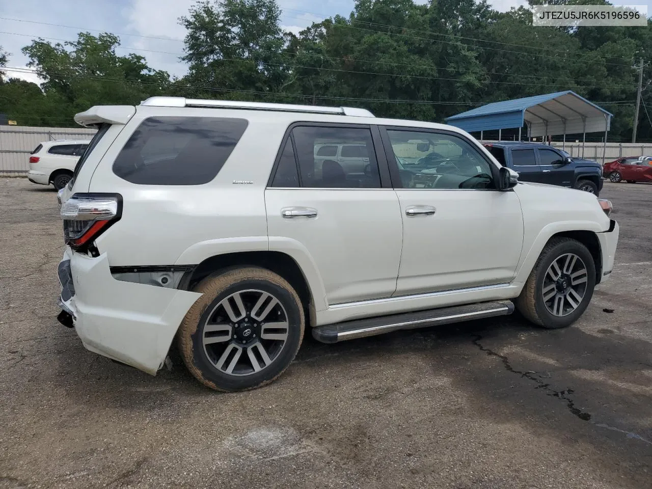 2019 Toyota 4Runner Sr5 VIN: JTEZU5JR6K5196596 Lot: 59265774