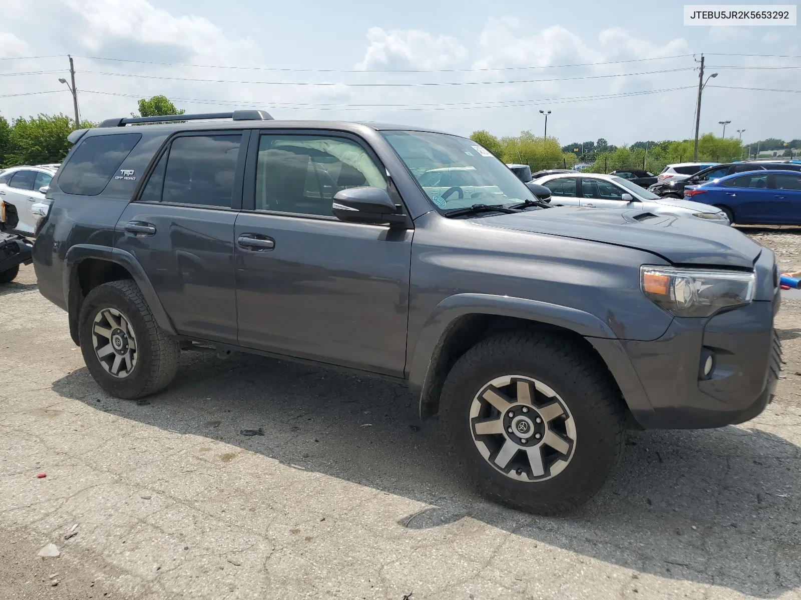 2019 Toyota 4Runner Sr5 VIN: JTEBU5JR2K5653292 Lot: 64372674