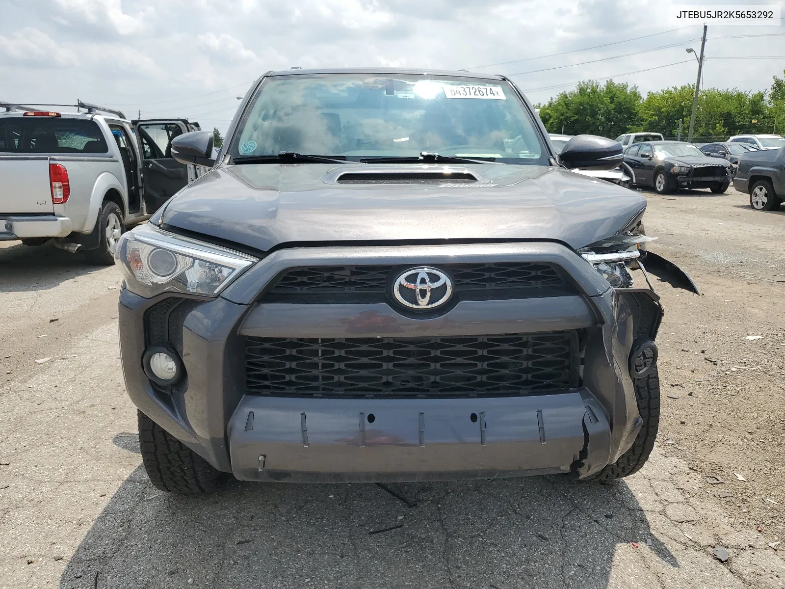 JTEBU5JR2K5653292 2019 Toyota 4Runner Sr5