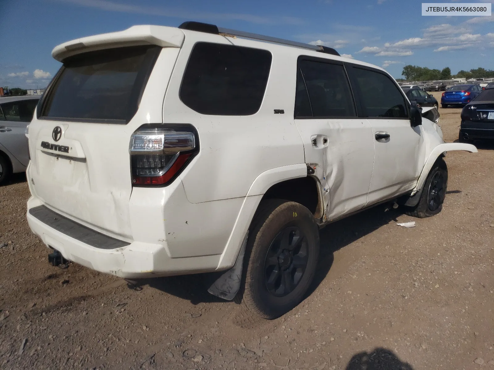 2019 Toyota 4Runner Sr5 VIN: JTEBU5JR4K5663080 Lot: 67084464