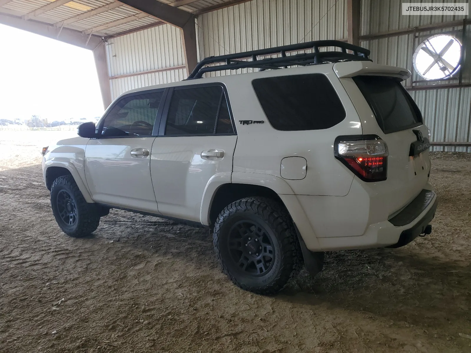 2019 Toyota 4Runner Sr5 VIN: JTEBU5JR3K5702435 Lot: 67879664