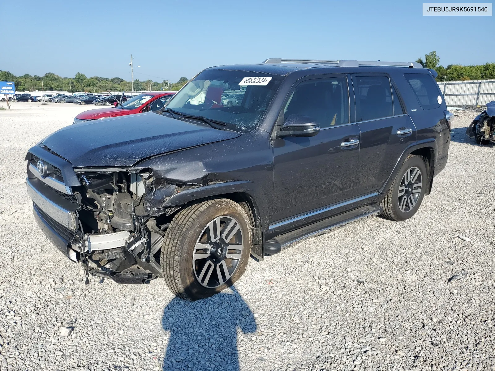 2019 Toyota 4Runner Sr5 VIN: JTEBU5JR9K5691540 Lot: 68532324