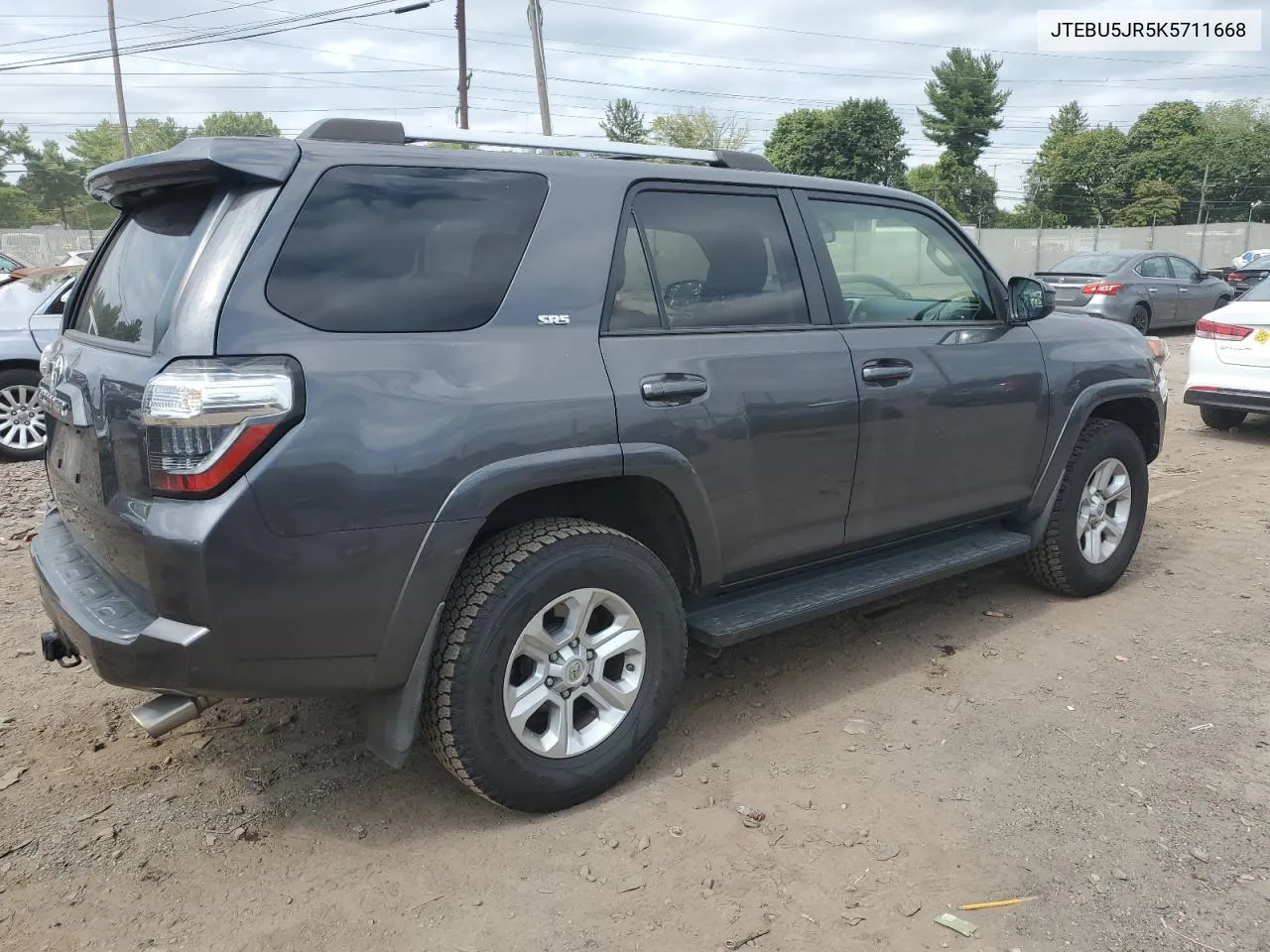 JTEBU5JR5K5711668 2019 Toyota 4Runner Sr5