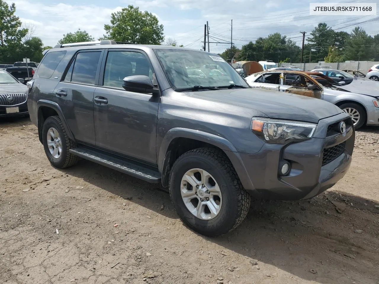 2019 Toyota 4Runner Sr5 VIN: JTEBU5JR5K5711668 Lot: 68952914