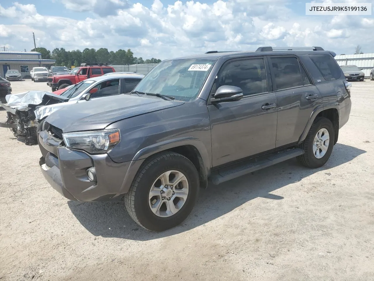 2019 Toyota 4Runner Sr5 VIN: JTEZU5JR9K5199136 Lot: 69174374