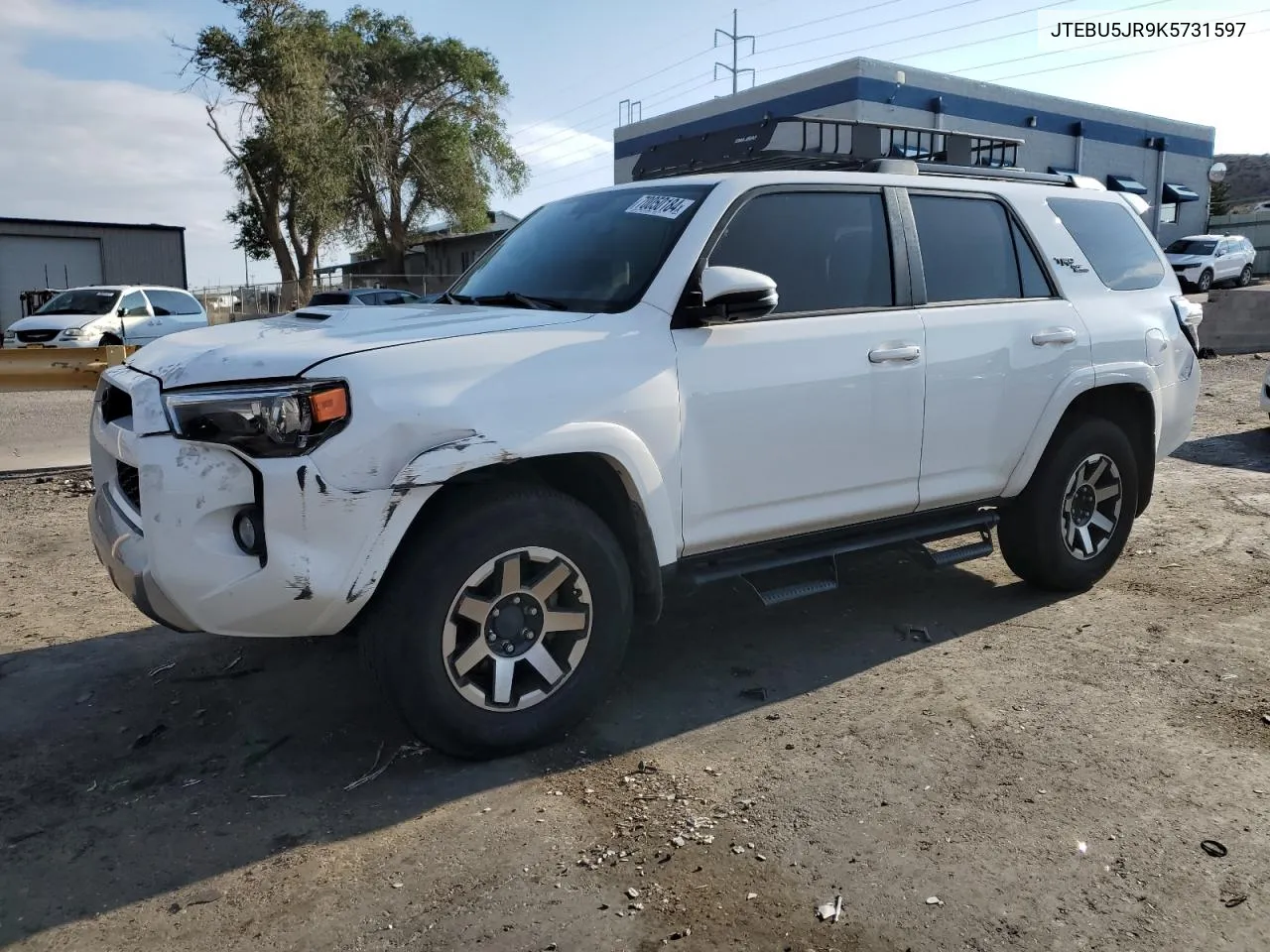 2019 Toyota 4Runner Sr5 VIN: JTEBU5JR9K5731597 Lot: 70050184