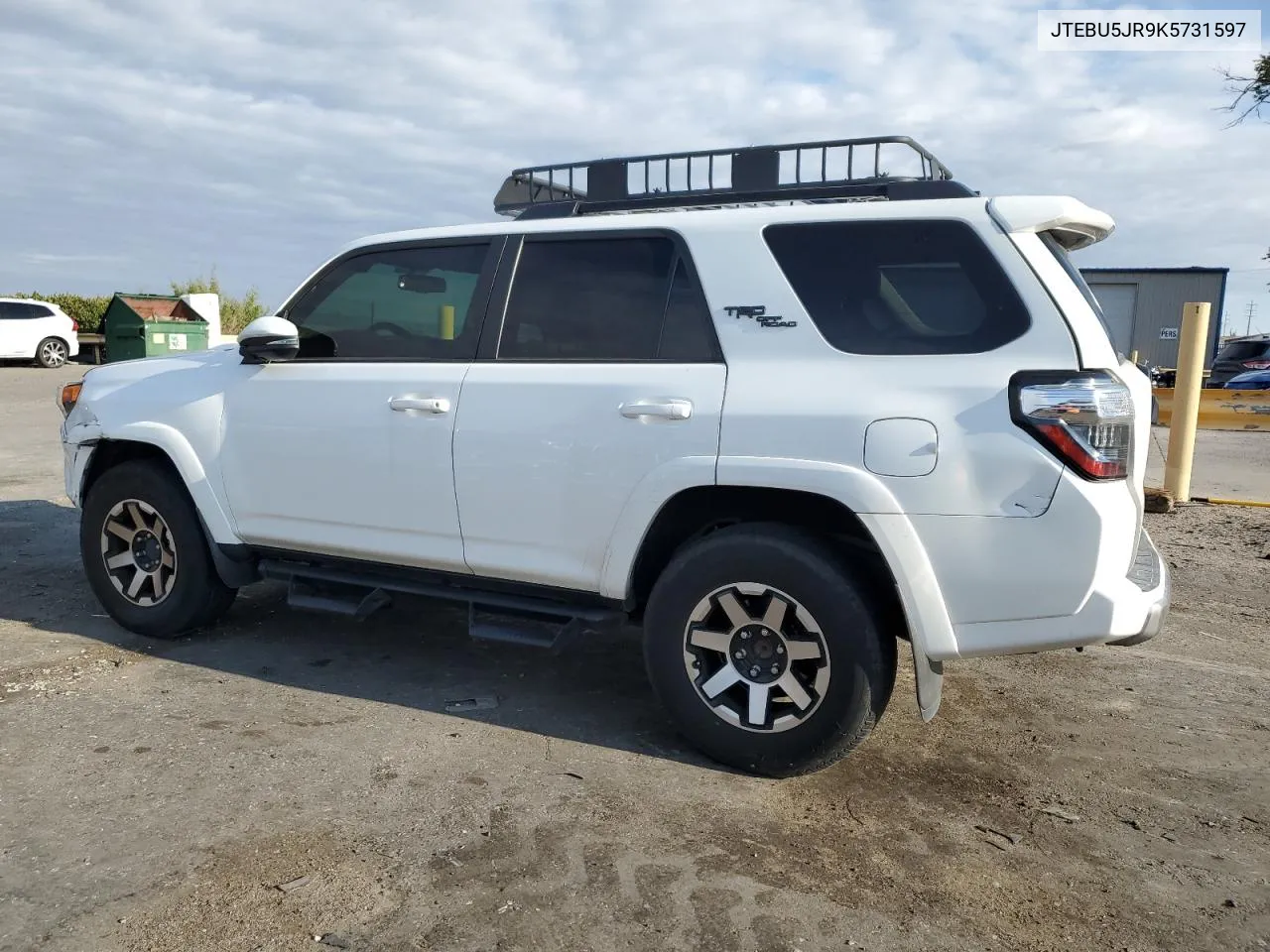 2019 Toyota 4Runner Sr5 VIN: JTEBU5JR9K5731597 Lot: 70050184