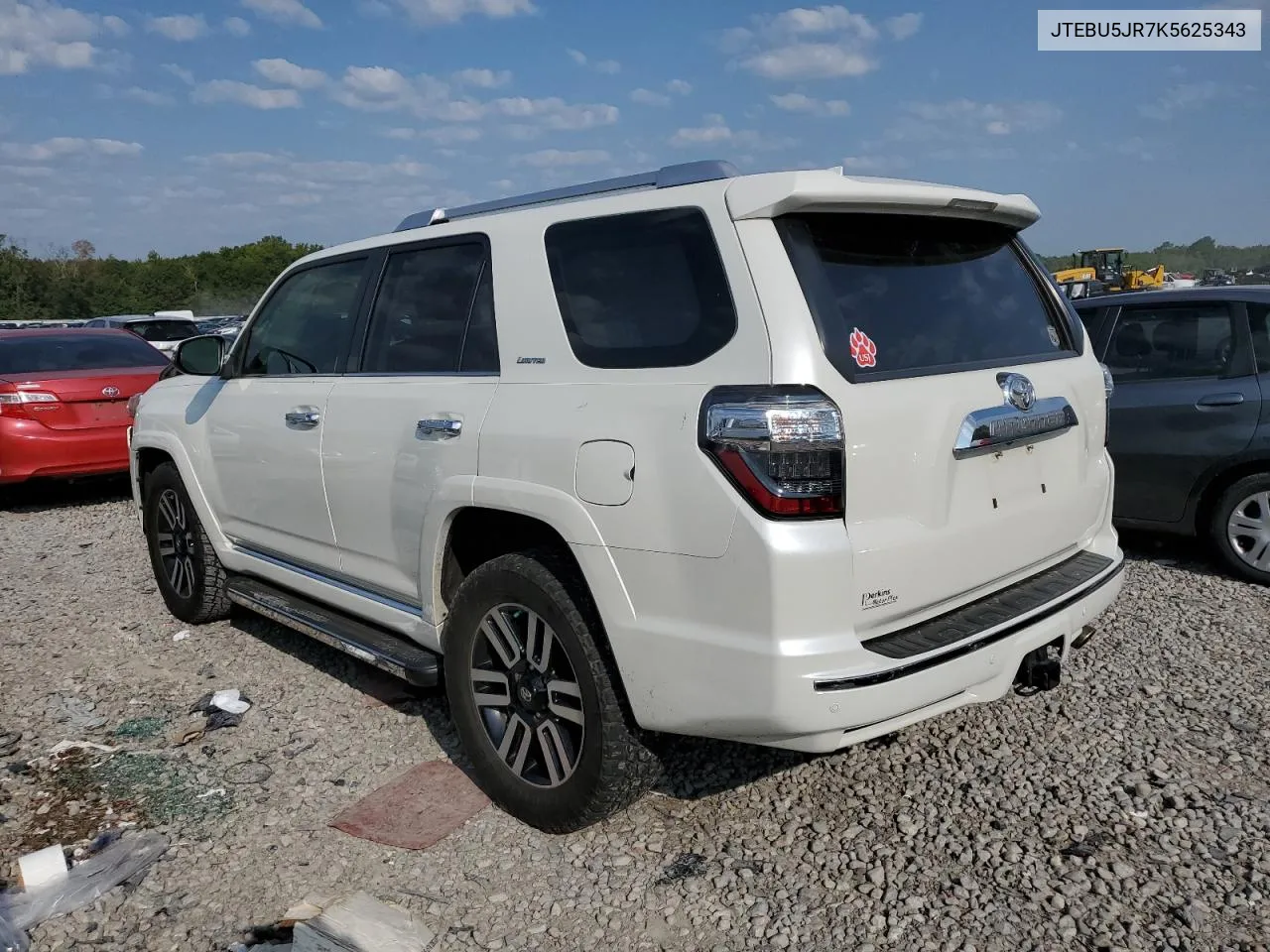 2019 Toyota 4Runner Sr5 VIN: JTEBU5JR7K5625343 Lot: 70489524