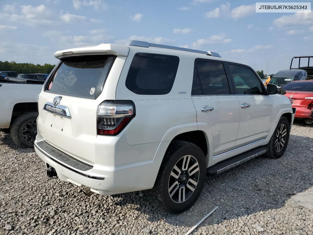 2019 Toyota 4Runner Sr5 VIN: JTEBU5JR7K5625343 Lot: 70489524