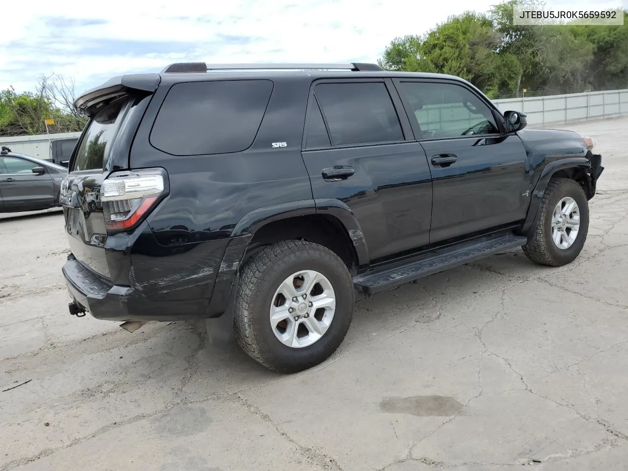 2019 Toyota 4Runner Sr5 VIN: JTEBU5JR0K5659592 Lot: 70880064