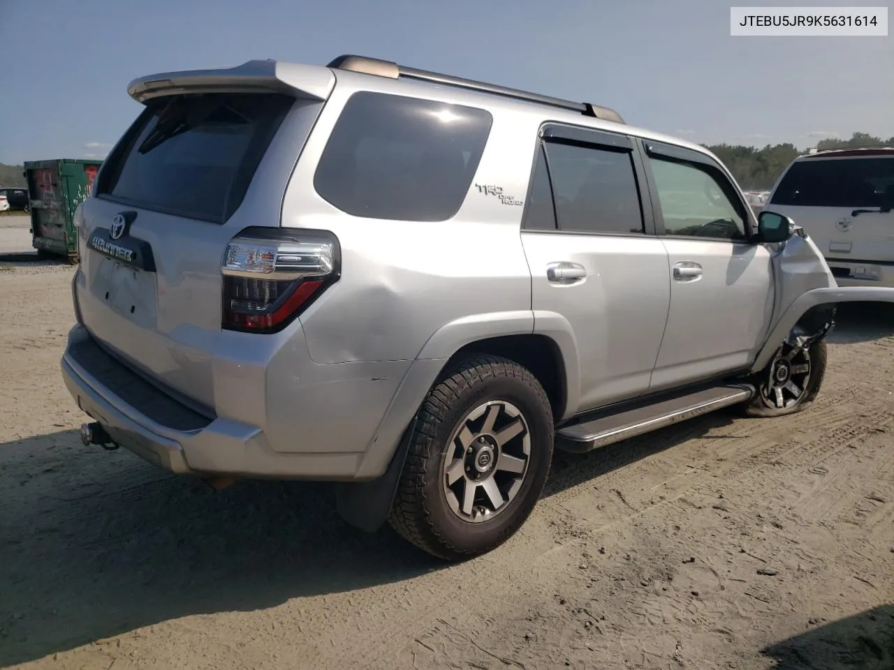 2019 Toyota 4Runner Sr5 VIN: JTEBU5JR9K5631614 Lot: 70925094