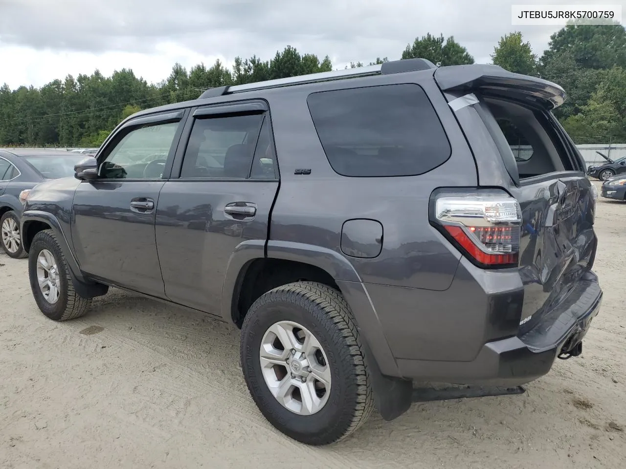 2019 Toyota 4Runner Sr5 VIN: JTEBU5JR8K5700759 Lot: 71435104