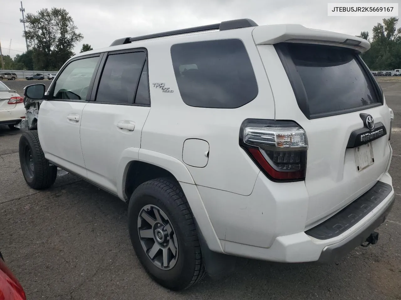 2019 Toyota 4Runner Sr5 VIN: JTEBU5JR2K5669167 Lot: 71681604