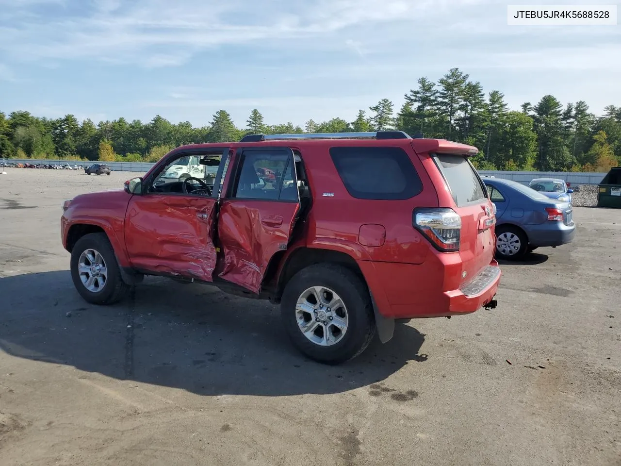 2019 Toyota 4Runner Sr5 VIN: JTEBU5JR4K5688528 Lot: 71808734