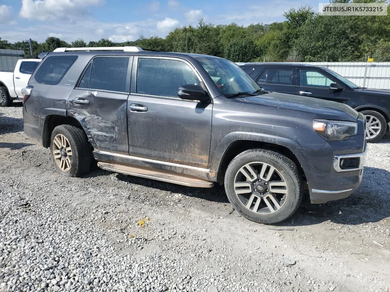 JTEBU5JR1K5733215 2019 Toyota 4Runner Sr5