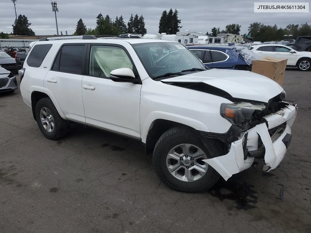 2019 Toyota 4Runner Sr5 VIN: JTEBU5JR4K5611304 Lot: 72145924