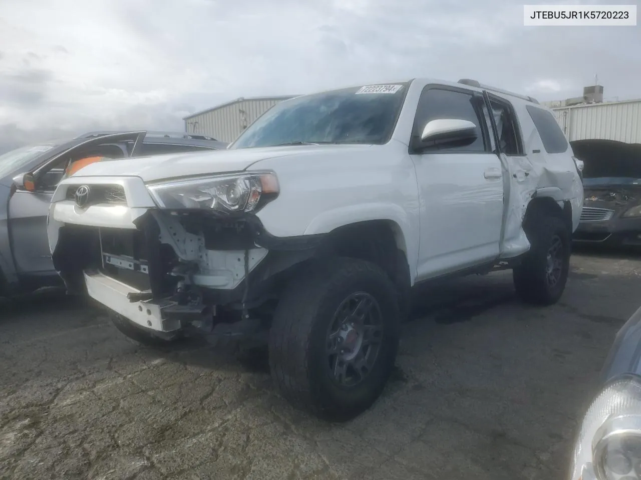 2019 Toyota 4Runner Sr5 VIN: JTEBU5JR1K5720223 Lot: 72223794