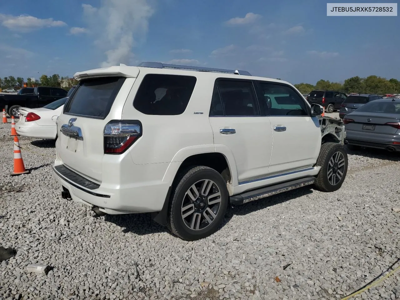 2019 Toyota 4Runner Sr5 VIN: JTEBU5JRXK5728532 Lot: 72592954