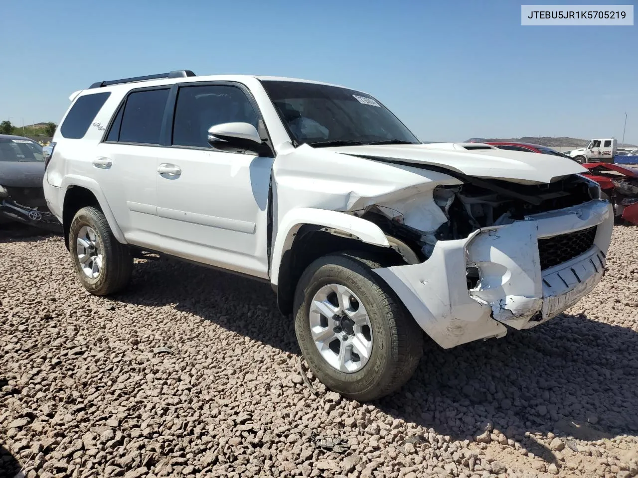 2019 Toyota 4Runner Sr5 VIN: JTEBU5JR1K5705219 Lot: 72725084