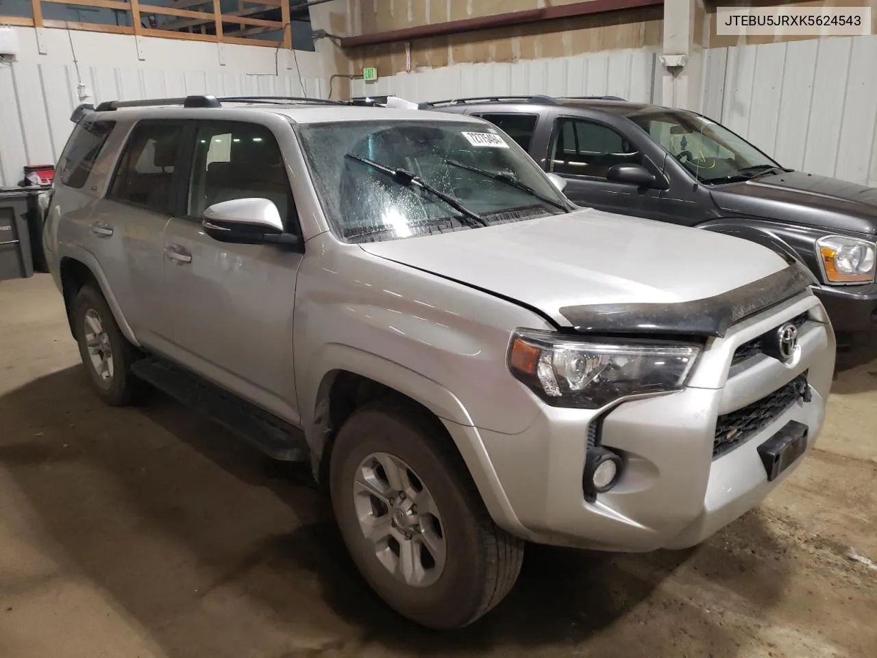 2019 Toyota 4Runner Sr5 VIN: JTEBU5JRXK5624543 Lot: 72775494