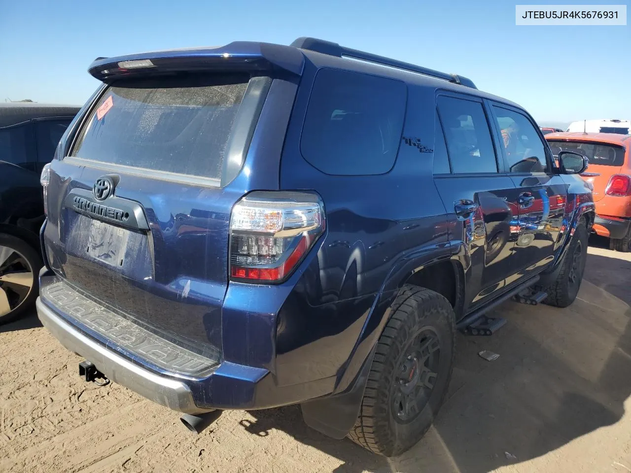 JTEBU5JR4K5676931 2019 Toyota 4Runner Sr5