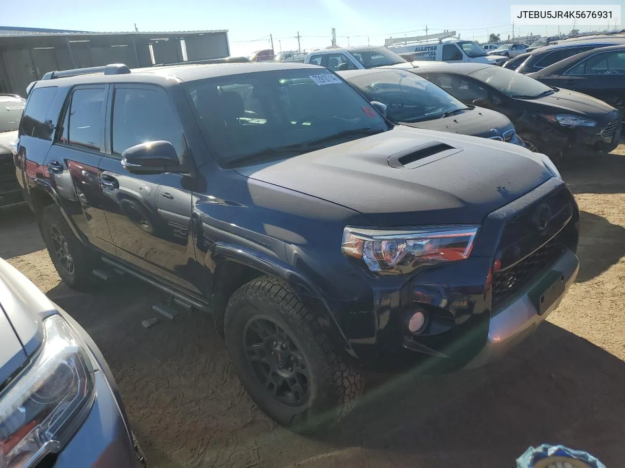 2019 Toyota 4Runner Sr5 VIN: JTEBU5JR4K5676931 Lot: 72910714