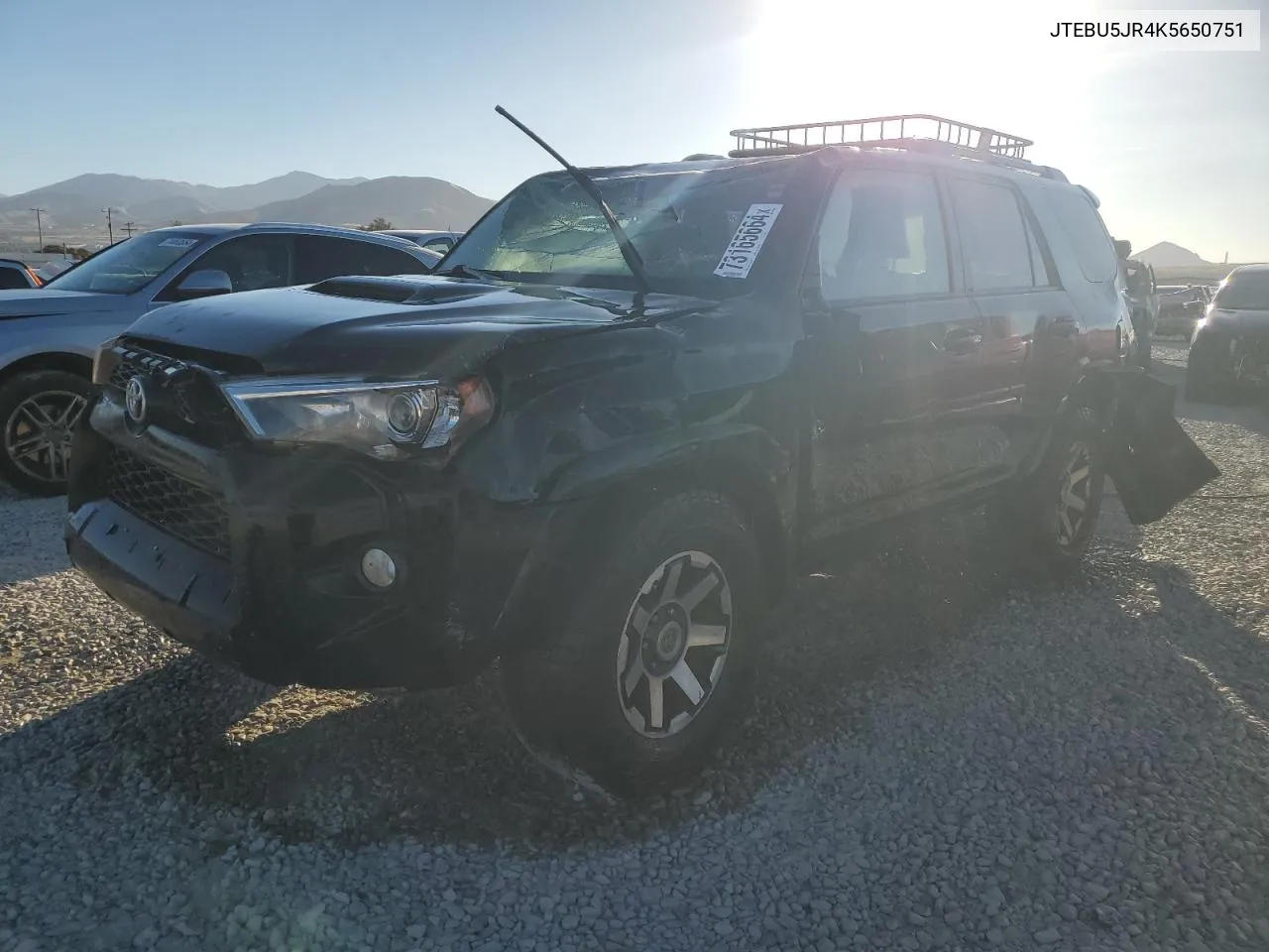 2019 Toyota 4Runner Sr5 VIN: JTEBU5JR4K5650751 Lot: 73165664