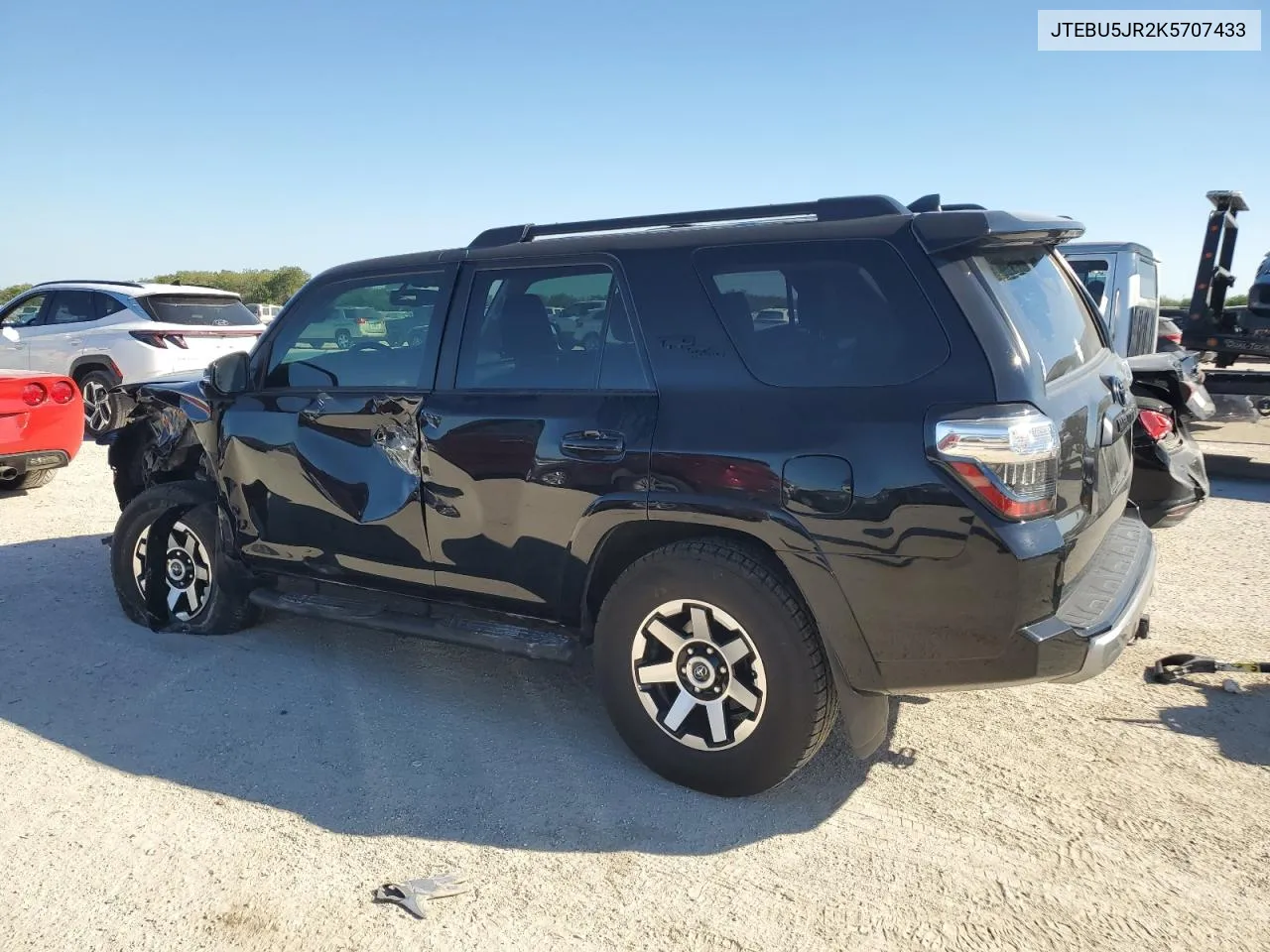 2019 Toyota 4Runner Sr5 VIN: JTEBU5JR2K5707433 Lot: 73195474