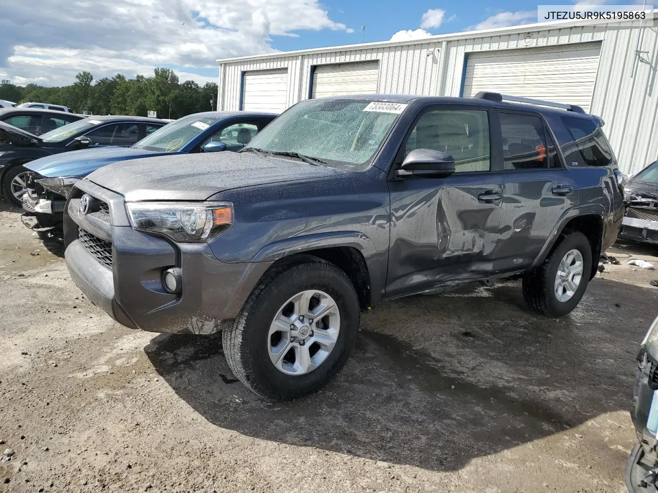 2019 Toyota 4Runner Sr5 VIN: JTEZU5JR9K5195863 Lot: 73303064