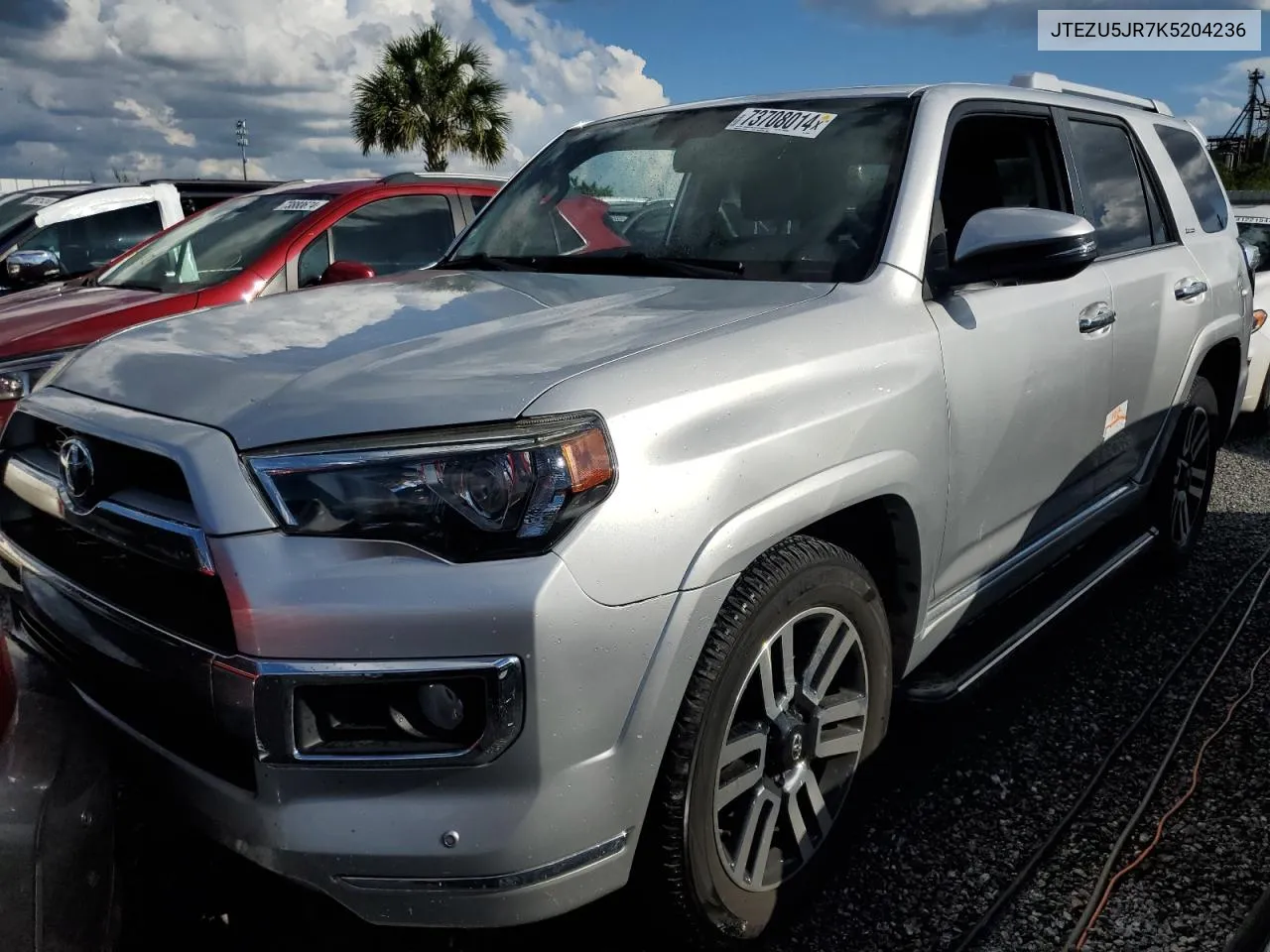 2019 Toyota 4Runner Sr5 VIN: JTEZU5JR7K5204236 Lot: 73708014