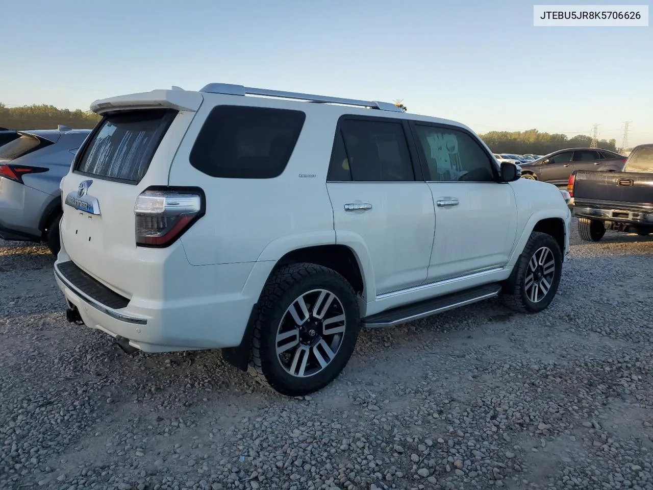 2019 Toyota 4Runner Sr5 VIN: JTEBU5JR8K5706626 Lot: 74193324